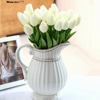 Hoa Tulip Giả Bằng Lụa Để Trang Trí