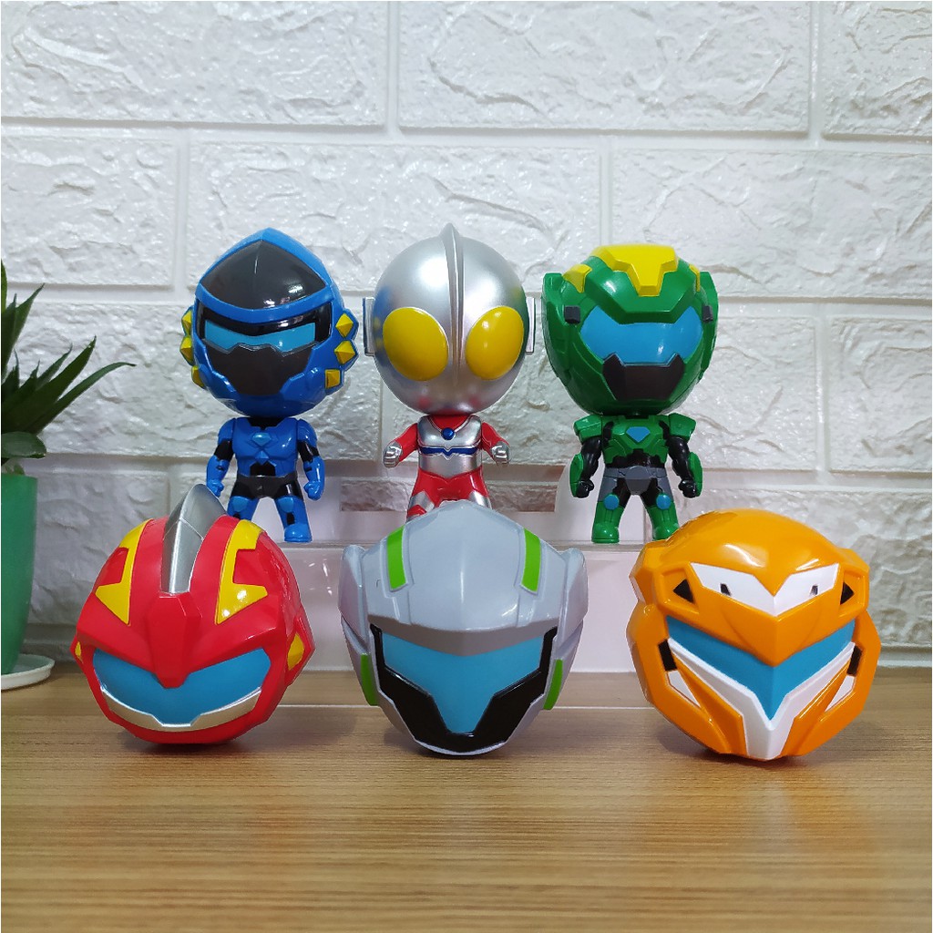 Đồ Chơi Siêu Nhân Trứng Gấp Gọn Biến Hình Ngộ Nghĩnh Khiến Bé Mê Mẩn Làm Móc Khóa Balo Nhựa ABS An Toàn Gtoys