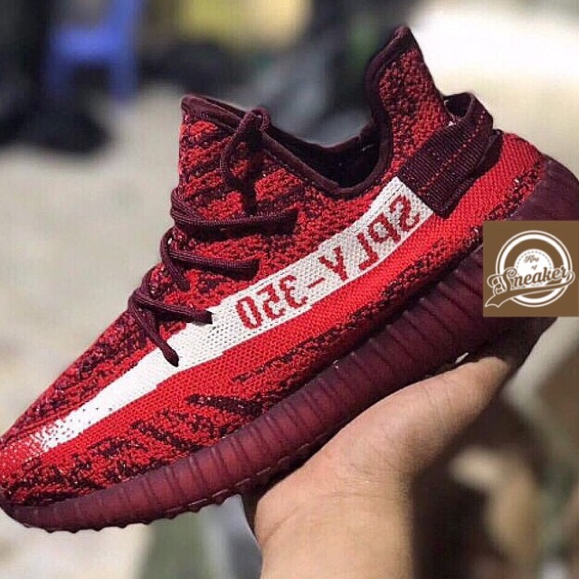 Giày - Giầy Yeezy boost 350 V2 red màu đỏ đô mận thể thao thời trang nam nữ dạo phố Còn Hàng ! ! ! ? ! ! 2020 new !