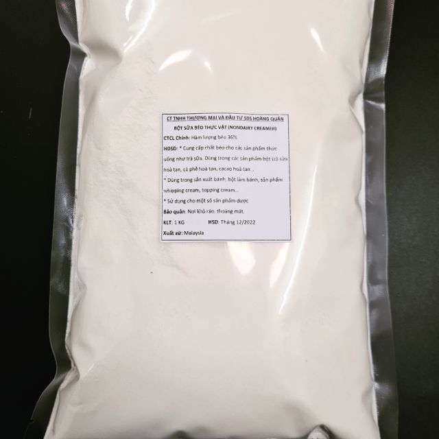 Bột Sữa Béo Thực Vật Malaysia 500g
