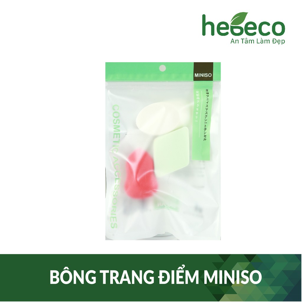 Mút trang điểm hỗn hợp tiện lợi Miniso