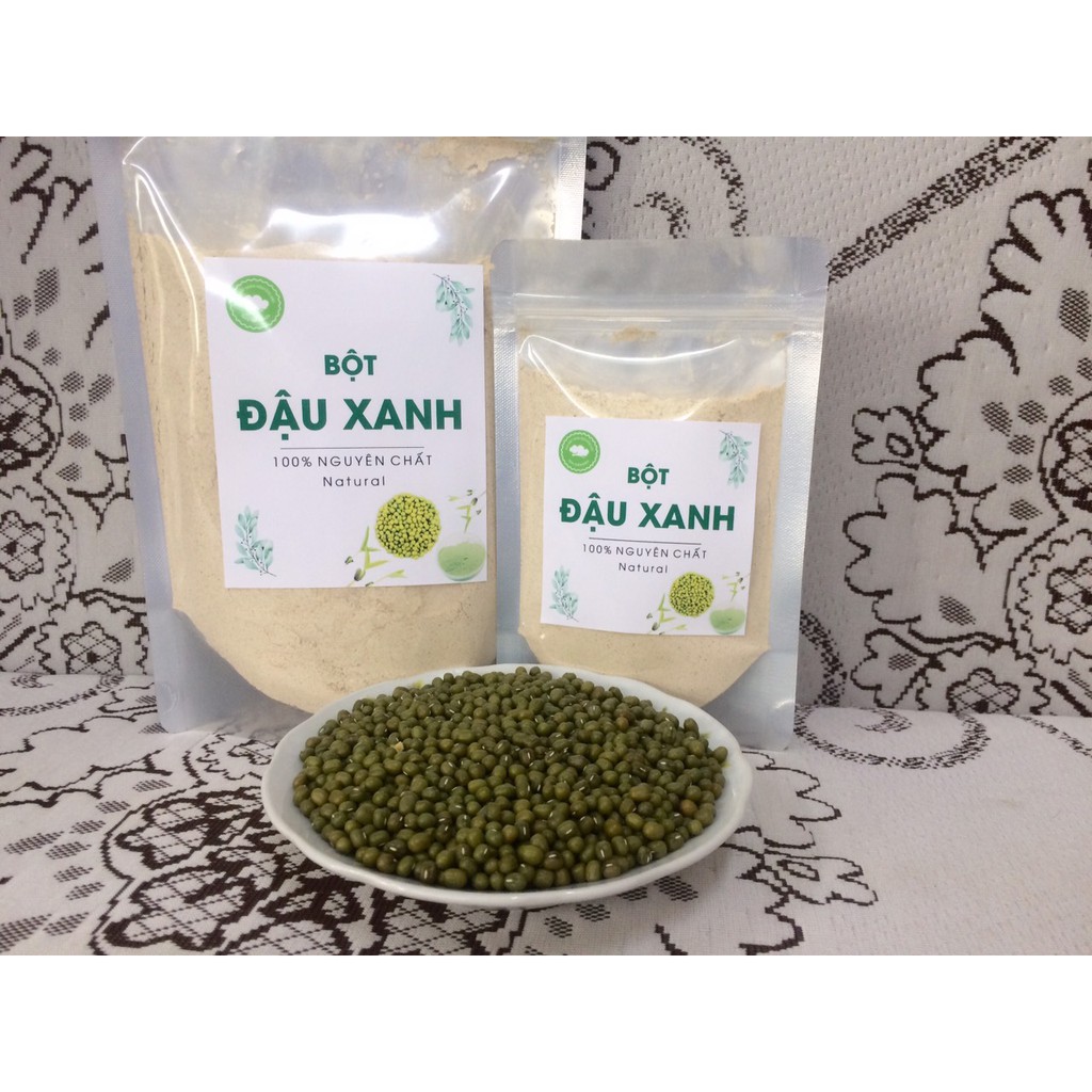 Bột đậu xanh rang thơm mát gan, bổ sung sắt, vitamin cho cơ thể, đắp mặt đẹp da (500gram-1kg)