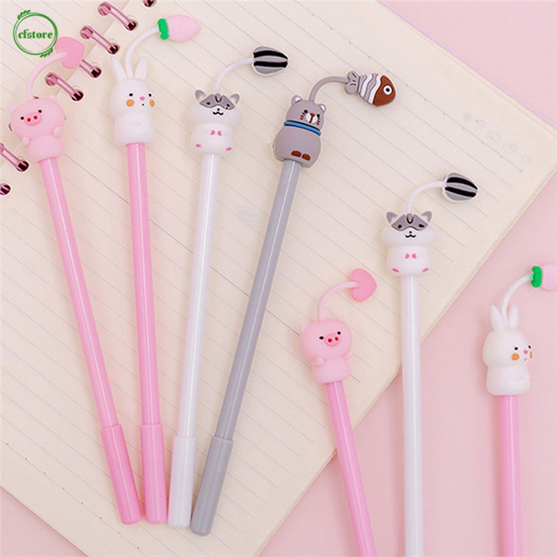 Bút mực gel thiết kế hình động vật dễ thương tiện dụng