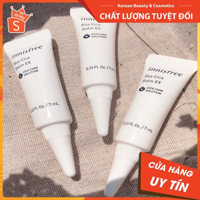 Kem Chấm Mụn Innisfree Bija Cica Ex Chính Hãng