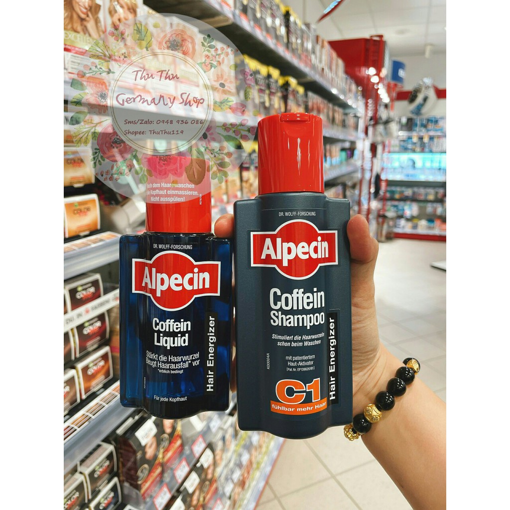 Bộ dầu gội & tinh dầu kích mọc tóc Alpecin