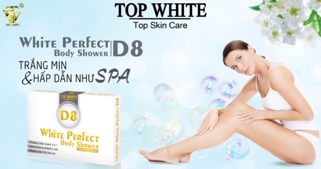 Top White D8 - Kem tắm trắng