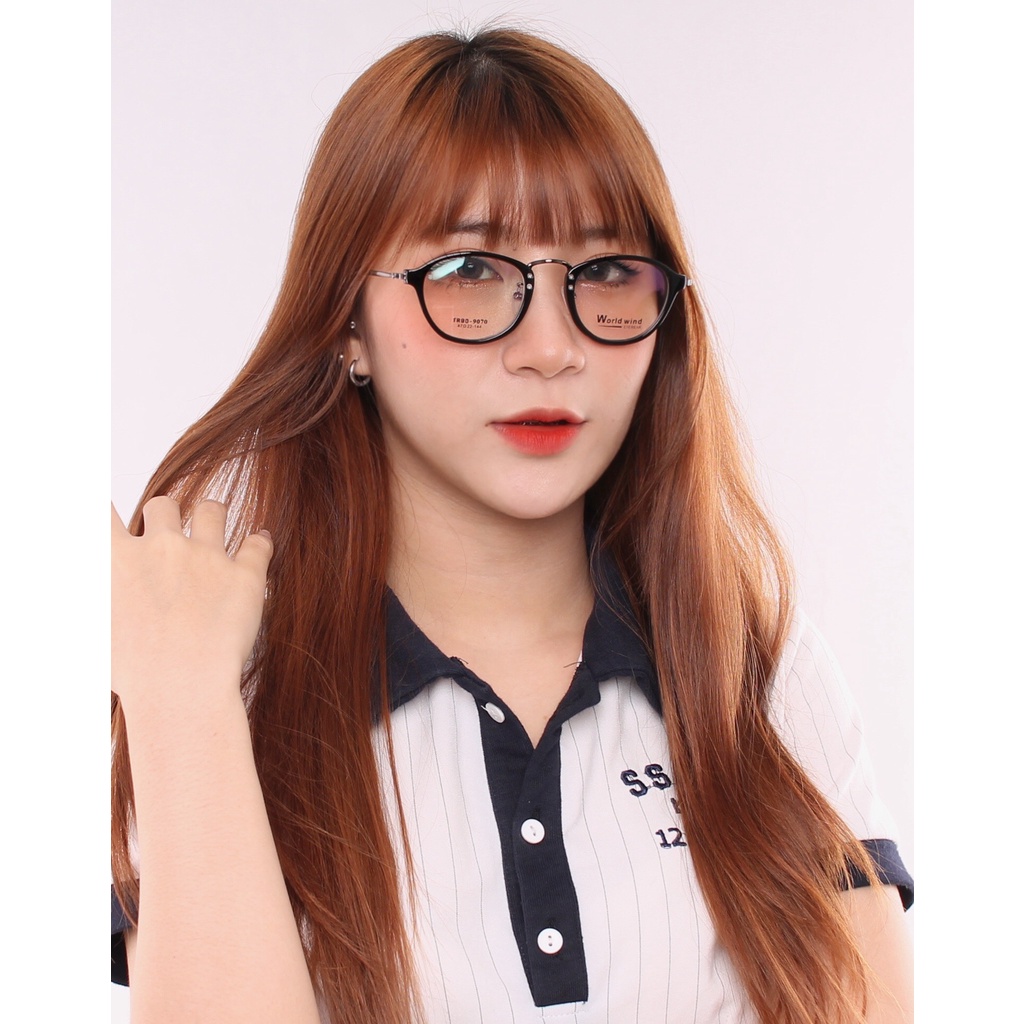 Gọng kính TR90 phối càng hợp kim cao cấp bền đẹp thời trang – hàng chính hãng Oues 9070