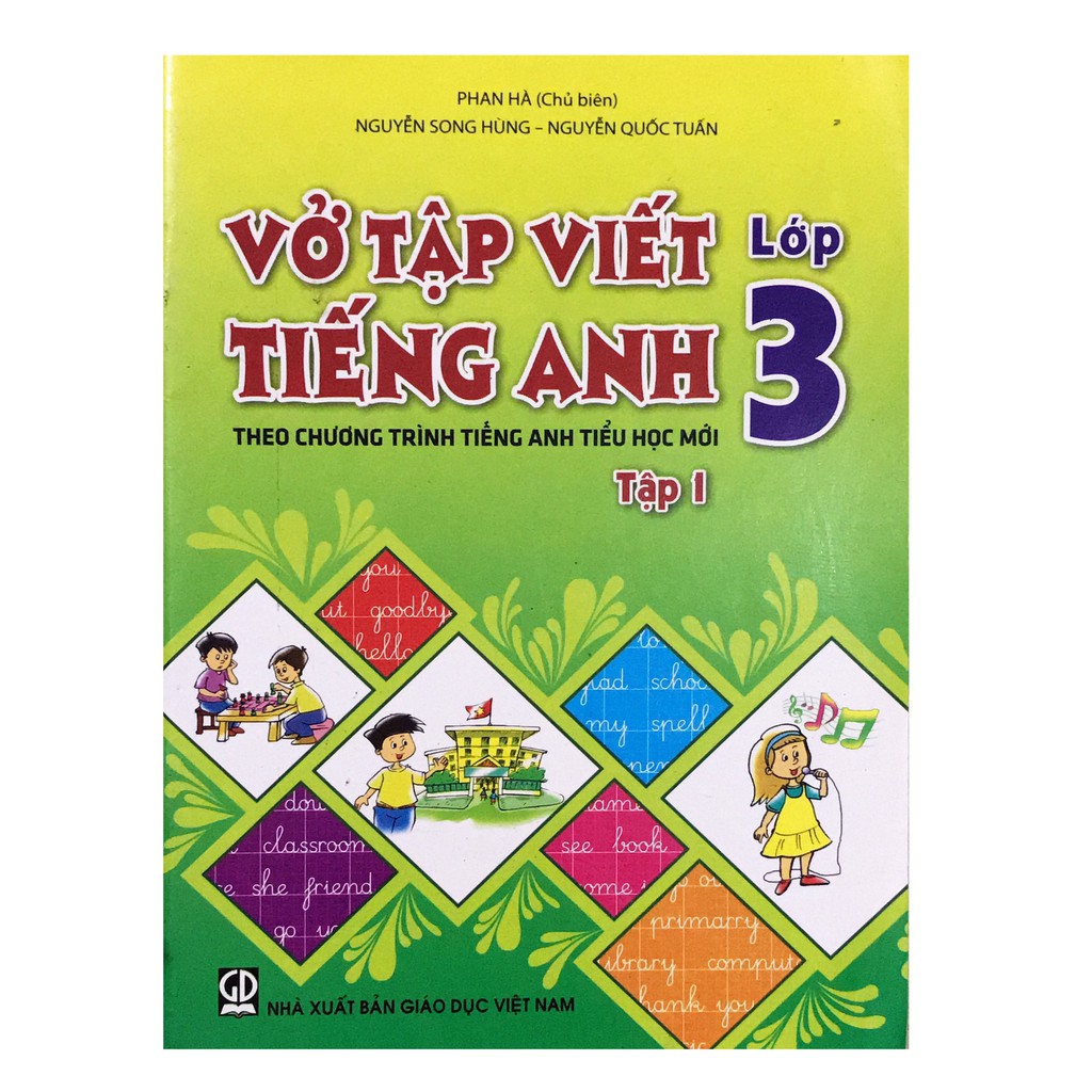 Sách - Vở Tập Viết Tiếng Anh Lớp 3 - Tập 1(theo chương trình tiếng anh tiểu học mới)