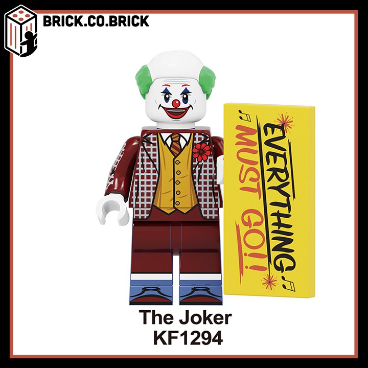 Lego Siêu Anh Hùng Non Joker Đồ Chơi Lắp Ráp Minifigure Mô Hình Marvels/ DC Kẻ Phản Diện KF6110