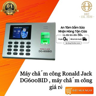 Máy chấm công ronald jack dg600bid , máy chấm công giá rẻ