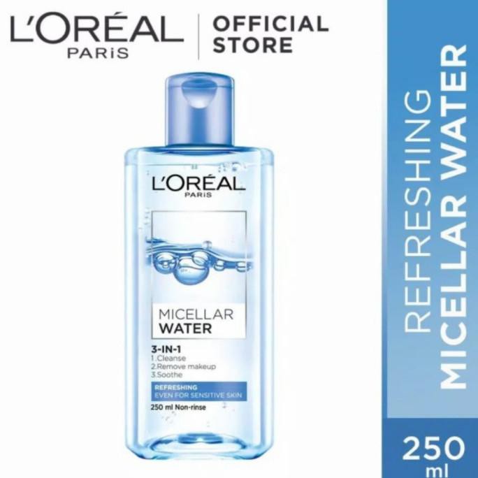 (Hàng Mới Về) Nước Tẩy Trang 3 Trong 1 Loreal Micellar 95ml Màu Xanh Nhạt, 250ml