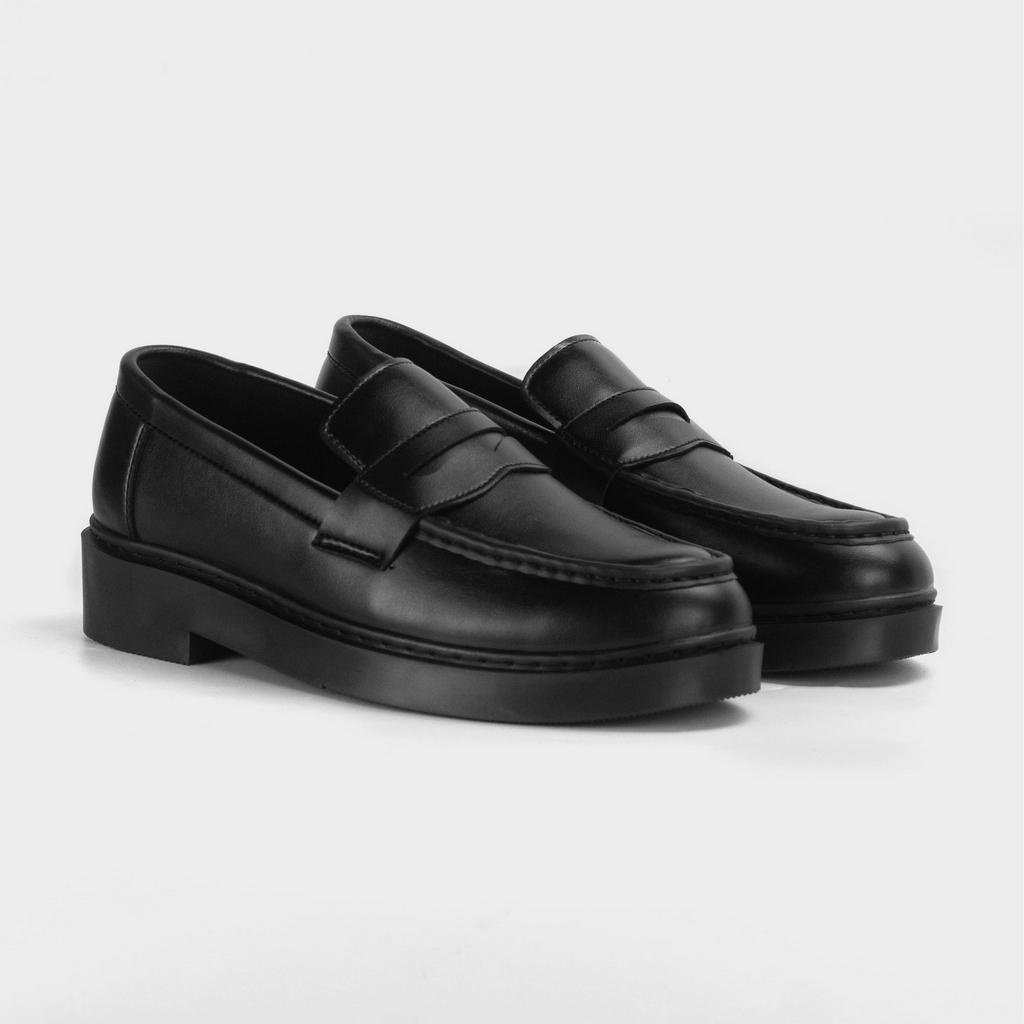 Giày Penny Loafer Da Simili - Giày Lười - Da Simili Cao Cấp - Đế Cao Su Đúc Tăng Chiều Cao - Đức Linh GDA053