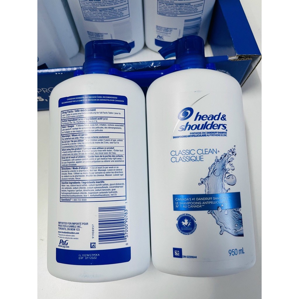 Dầu gội Head &amp; Shoulders Classic Clean 950ml