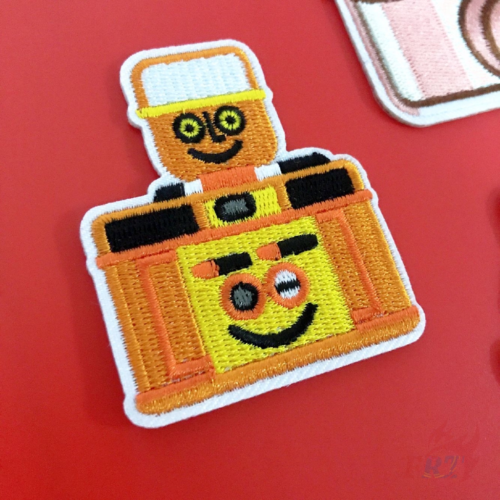 Nhập WAFACB01 giảm 10K_ Sticker ủi thêu hình máy ảnh（☸ INS - Camera & Stamps Patch ☸）