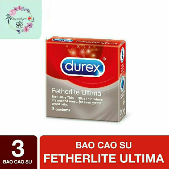 [6 Loại] Bao Cao Su Durex Hộp 3 Cái - Đủ Loại Kéo Dài Thời Gian QH & Tăng Khoái Cảm