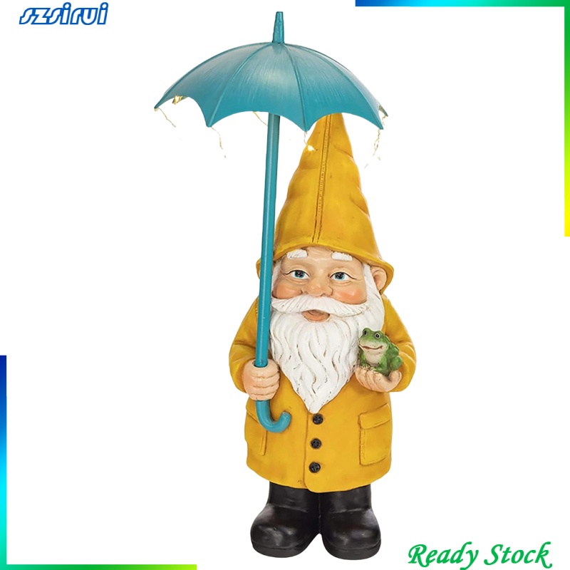 Đèn Led Hình Tượng Gnome Sử Dụng Năng Lượng Mặt Trời Trang Trí Sân Vườn