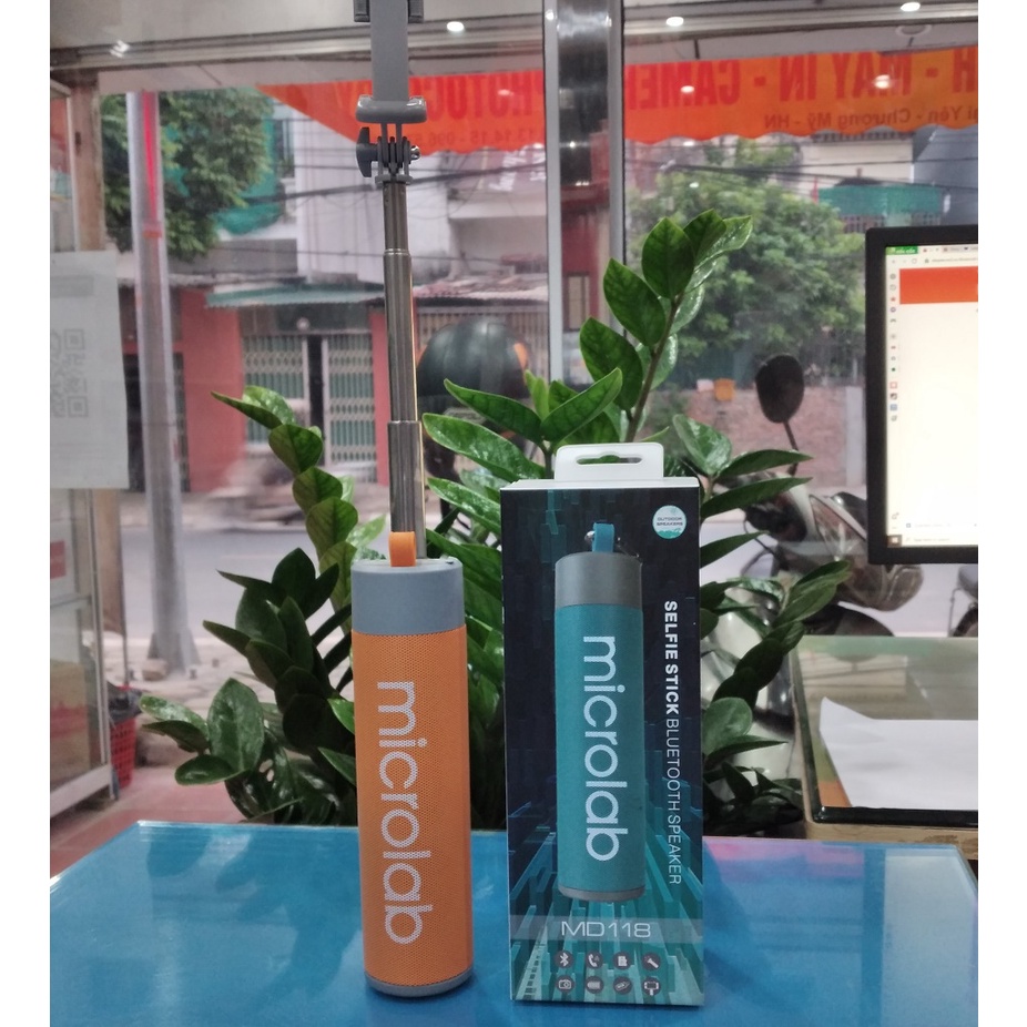 Loa Bluetooth Microlab MD118 kèm gậy Sefile  - Hàng Chính Hãng BH 12 Tháng