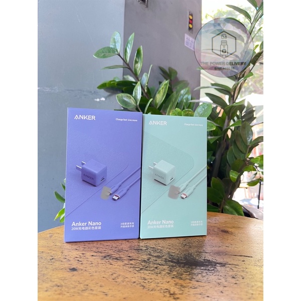 Bộ Sạc nhanh Anker PowerPort Nano 20W A2633 + Cáp Powerline III Flow A8662