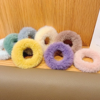 ☂️Chun cột tóc lông mềm,scrunchies lông nhỏ