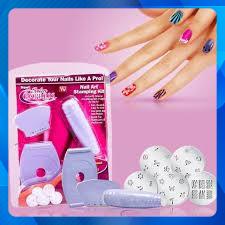 Bộ in vẽ móng làm nails bộ in vẽ sơn móng tay siêu tốc 1043