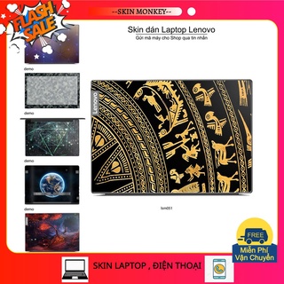 Skin miếng dán thời trang dành cho Laptop Lenovo in hình Trống Đồng Đông Sơn phong cách - lsm051