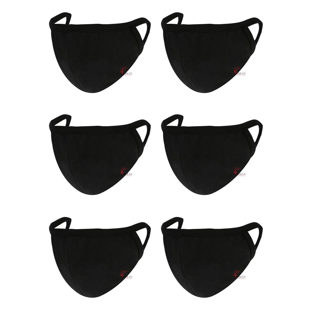 Combo 6 khẩu trang vải 2 lớp cotton chất lượng cao