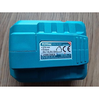 Phụ kiện sạc USB Lithium 20V TOTAL TUCLI2001