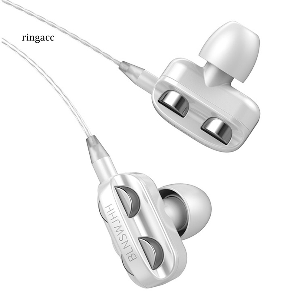 Tai Nghe Nhét Tai Âm Thanh Siêu Trầm Có Dây Kiểu Dáng Thể Thao