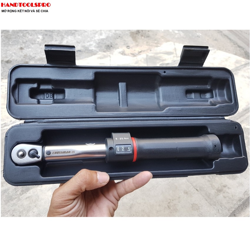 CẦN SIẾT CHỈNH LỰC 1/4 ĐỒNG HỒ SỐ DÃY LƯC XIẾT: 5-25Nm CROSSMAN 97-981