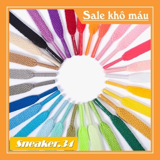 Dây giày thể thao sneaker dẹp chính hãng minsu m0202 120cm đủ màu siêu bền lựa chọn shoelaces dẹt cho phụ kiện giày