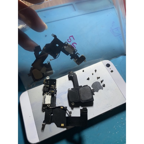 Cụm chui sạc và loa ngoài dành cho iphone 5G kèm full ốc gắn