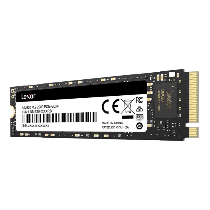 Ổ cứng SSD M.2 PCIe NVMe Lexar NM620 256GB - bảo hành 5 năm - SD125