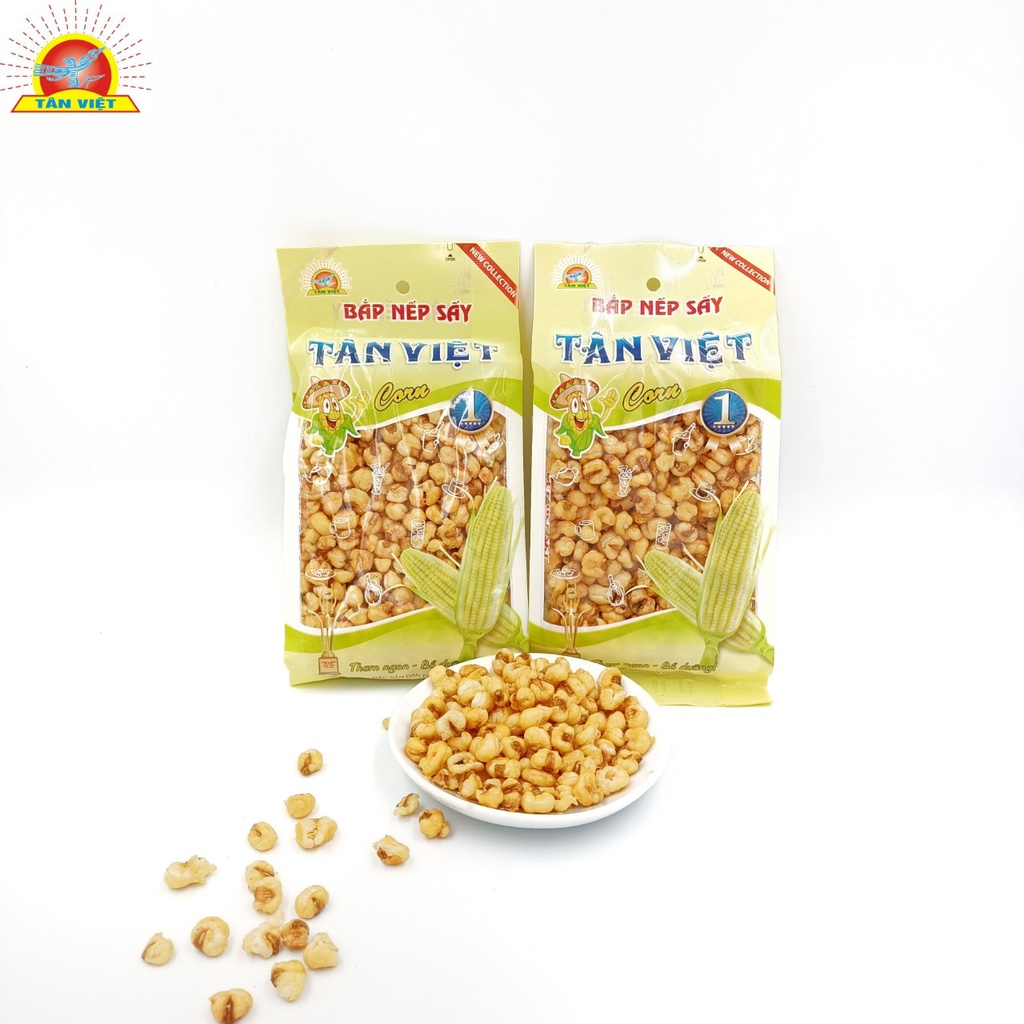 Bắp Nếp Sấy Giòn Tân Việt Thơm Ngon Trọng Lượng 90g