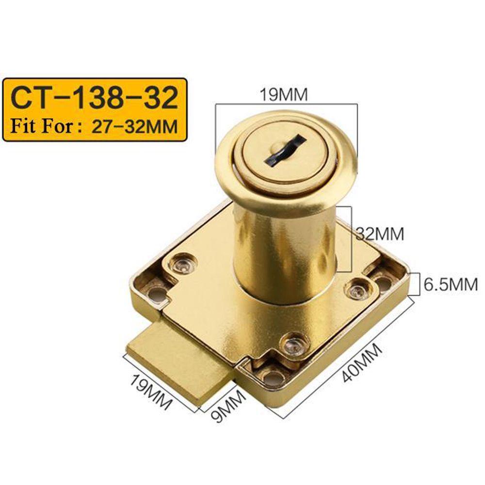 JARRED Ổ Khóa Ngăn Kéo Tủ Hiện Có 3 Màu