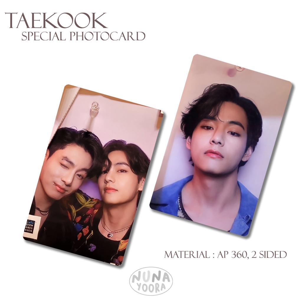 Thẻ Ảnh Đặc Biệt Taekook