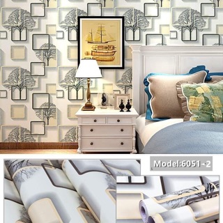[Xả_sốc] 10m giấy dán tường decal mã ô vuông vàng