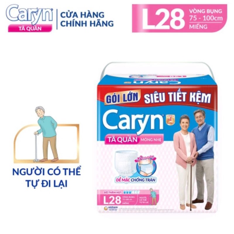 Tã quần Caryn M32 mỏng nhẹ chống tràn