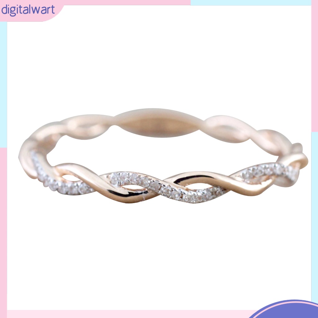 Nhẫn Đính Đá Kiểu Dáng Đơn Giản Thời Trang Cho Nữ