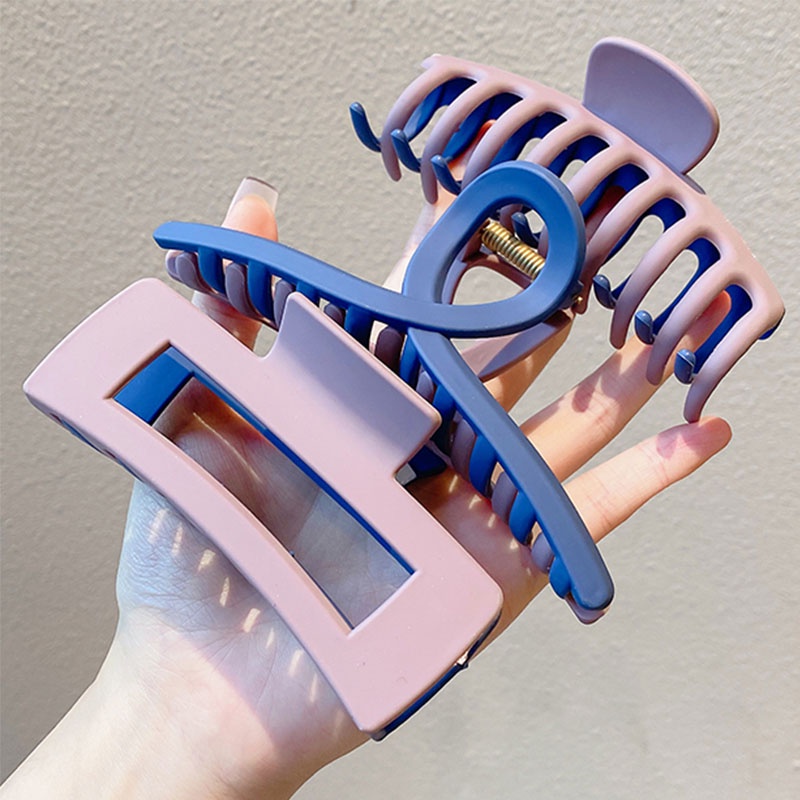 Kẹp Tóc acrylic Hai Tông Màu Phong Cách Hàn Quốc Thời Trang Mới