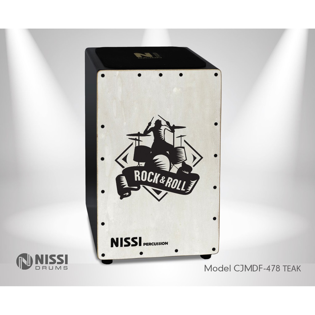 TRỐNG CAJON NISSI CJMDF-478 POPLAR Rock&roll