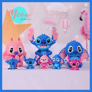 Xếp hình lego - Miniblock Stitch Hồng Baby - Size XL 1671 pcs