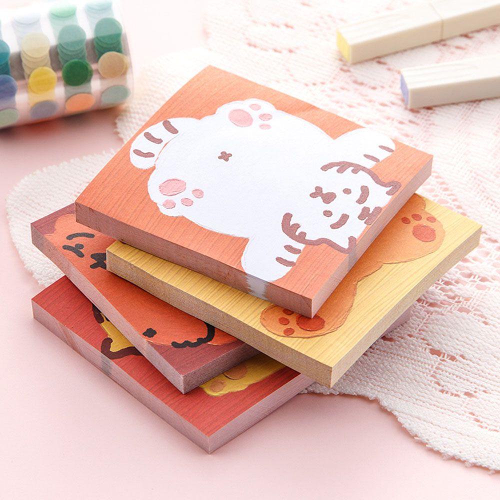 Giấy Ghi Chú Hình Chú Hổ Dùng Trang Trí Sổ Tay Tiện Dụng