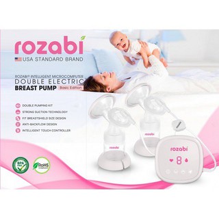 🍨🍧Máy hút sữa điện đôi Rozabi Compact màn hình hiển thị LCD