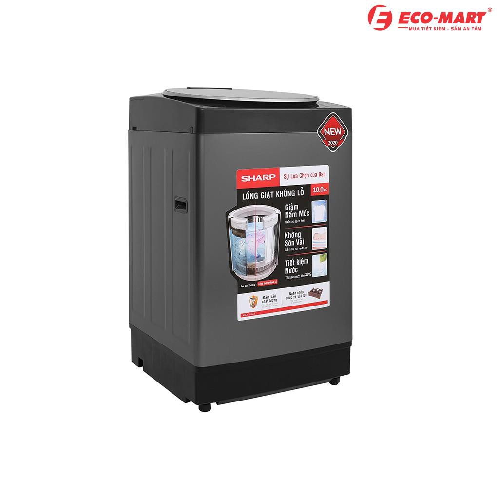 Máy giặt Sharp 10 kg ES-W100PV-H Mới 2020