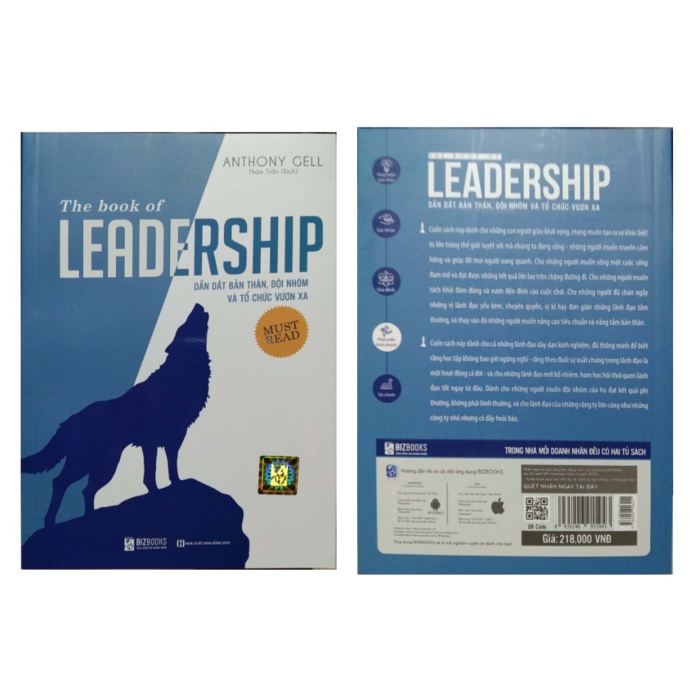 BIZBOOKS - Sách Dẫn dắt bản thân, đội nhóm và tổ chức vươn xa - The book of leadership