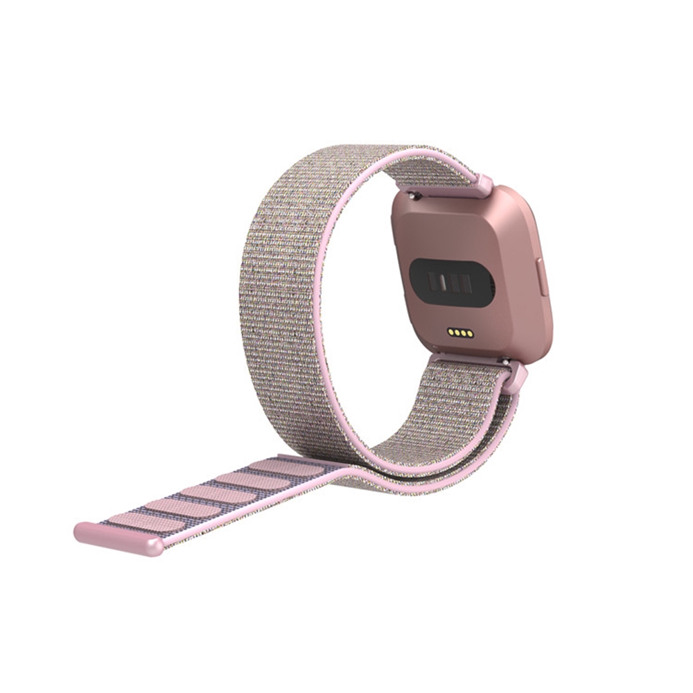 Dây đeo sợi nylon thể thao cho đồng hồ thông minh Fitbit versa Lite