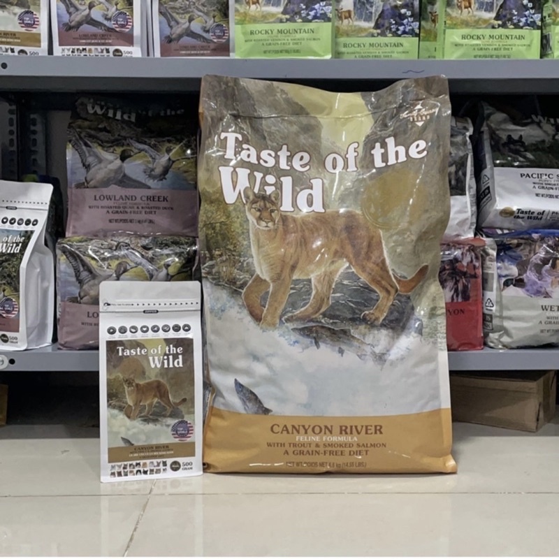 HẠT TASTE OF THE WILD CHO MÈO NHIỀU VỊ TÚI 2KG