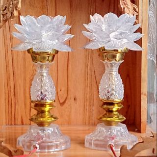 Cặp Đèn Thờ Bông Sen Mạch Điện Tử