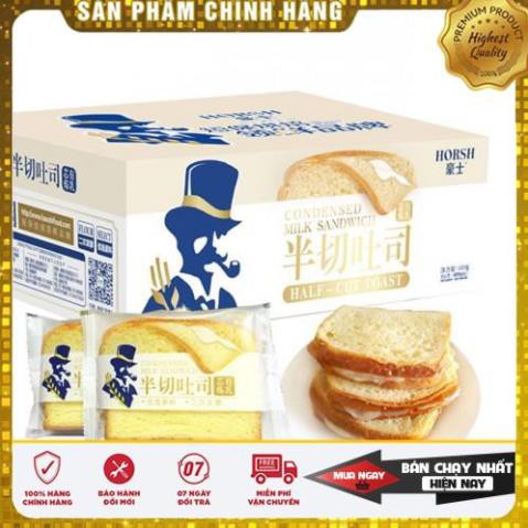 Thùng 1kg Bánh mì Sandwich nhân sữa chua Horsh