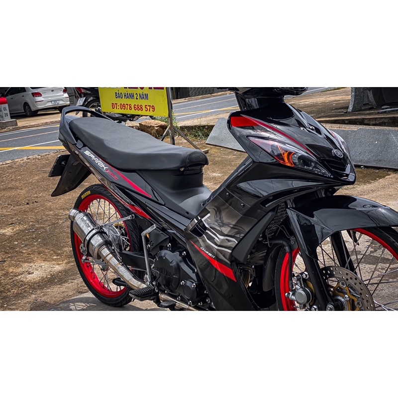 Tem rời Ex nhỏ mẫu LC siêu nét cho xe màu đen